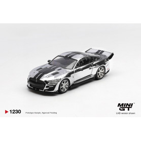 FORD MUSTANG SHELBY GT500 DRAGON SNAKE CONCEPT 2020 CHROME SILVER (LHD)