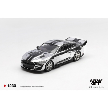 FORD MUSTANG SHELBY GT500 DRAGON SNAKE CONCEPT 2020 CHROME SILVER (LHD)