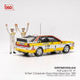 AUDI QUATTRO A2 1 RÖHRL/GEISTDÖRFER RALLYE MONTE-CARLO 1984 1ER AVEC 2 FIGURINES