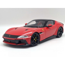 FERRARI 12CILINDRI 2024 ROUGE "ROSSO CORSA" (BOITE AVEC RHODOID)
