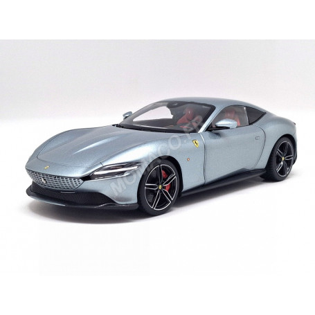 FERRARI ROMA 2019 GRIS "GRIGIO TITANIO" (BOITE AVEC RHODOID)