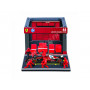 SET PIT STOP : FIGURINES MECANICIENS AVEC STAND ET ACCESSOIRES FERRARI F1 SF-25 HAMILTON