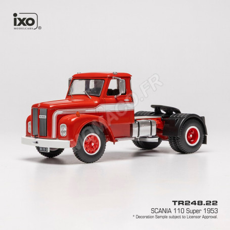 SCANIA 110 SUPER 1953 ROUGE