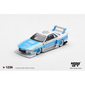 NISSAN SKYLINE GTR (R32) LBWK KAIDO WORKS AMOCULTURE 2026 BLEU/BLANC (RHD)