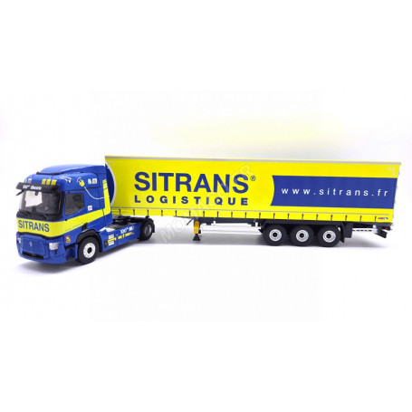 RENAULT T E-TECH REMORQUE TAUTLINER "SITRANS LOGISTIQUE"