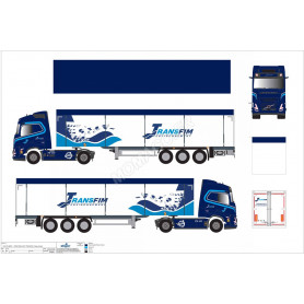 VOLVO FH AERO REMORQUE FOND MOUVANT "TRANSFIM"
