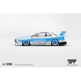 NISSAN SKYLINE GTR (R32) LBWK KAIDO WORKS AMOCULTURE 2026 BLEU/BLANC (BLISTER EDITION) (RHD)