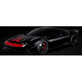 FERRARI 849 TESTAROSSA FIORANO 2025 NOIR "NERO DS" (BOITE AVEC RHODOID)
