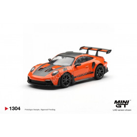 PORSCHE 911 (992) GT3 RS WEISSACH PACKAGE 2024 ORANGE "GULF" (LHD)