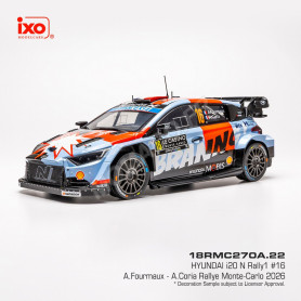 HYUNDAI I20 N RALLY 1 16 FOURMAUX/CORIA RALLYE MONTE CARLO 2026