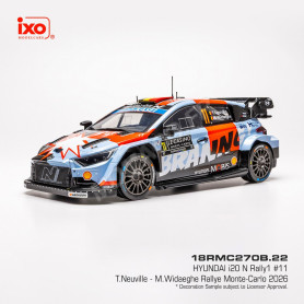 HYUNDAI I20 N RALLY 1 11 NEUVILLE/WYDAEGHE RALLYE MONTE CARLO 2026