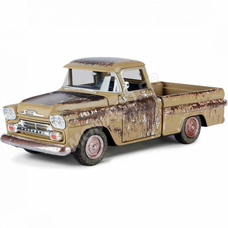 CHEVROLET APACHE PICK-UP FLEETSIDE 1958 MARRON VERSION SALIE