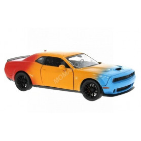 DODGE CHALLENGER SRT HELLCAT WIDEBODY 2018 BLEUE/ORANGE/ROUGE CUSTOM