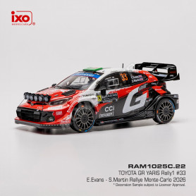 TOYOTA GR YARIS RALLY1 33 EVANS/MARTIN RALLYE MONTE-CARLO 2026