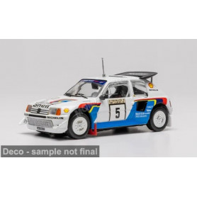 PEUGEOT 205 TURBO 16V EVO 2 6 BLOMQVIST/BERGLUND RALLYE DES 1000 LACS 1986