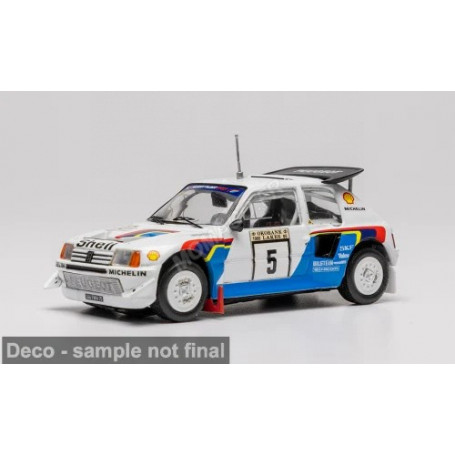 PEUGEOT 205 TURBO 16V EVO 2 6 BLOMQVIST/BERGLUND RALLYE DES 1000 LACS 1986