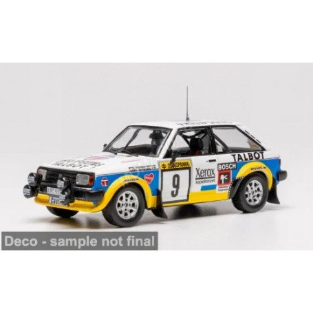 TALBOT SUNBEAM LOTUS 9 BLOMQVIST/CEDERBERG RALLYE DES 1000 LACS 1981