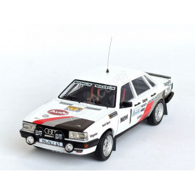 AUDI 80 QUATTRO 1 BLOMQVIST/CEDERBERG RALLYE DE SUEDE 1983 2EME