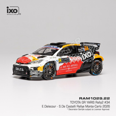 TOYOTA GR YARIS RALLY 2 34 DELECOUR/DE CASTELLI RALLYE MONTE CARLO 2026