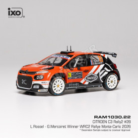 CITROEN C3 RALLYE 2 20 ROSSEL/MERCOIRET RALLYE MONTE-CARLO 2026