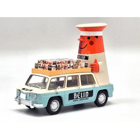 RENAULT 8 GUERTON "BELIN - TDF 1965" VERSION N°2 AVEC PETIT PERSONNAGE