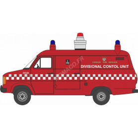 FORD TRANSIT MKII LONDON FIRE BRIGADE DCU ROUGE