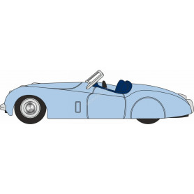 JAGUAR XK120 BLEU CLAIR