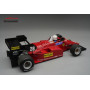 FERRARI 126 C4-M2 28 ARNOUX GRAND PRIX D'EUROPE 1984 AVEC FIGURINE