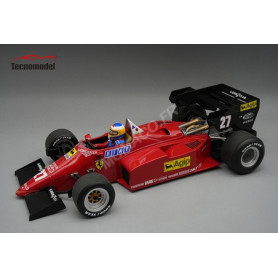 FERRARI 126 C4-M2 27 ALBORETO GRAND PRIX D'EUROPE 1984 2ND AVEC FIGURINE