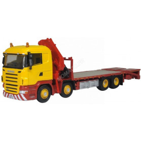 SCANIA CRANE LORRY JAUNE