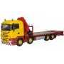 SCANIA CRANE LORRY JAUNE