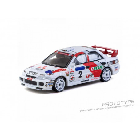MITSUBISHI LANCER EVO III WRC 2 ARI VATANEN/ CHRISTIAN GILBERT HONG-KONG RALLY 1996 1ER