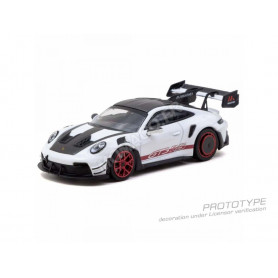 PORSCHE GT3 RS 992-1 2026 BLANC BANDE ROUGE