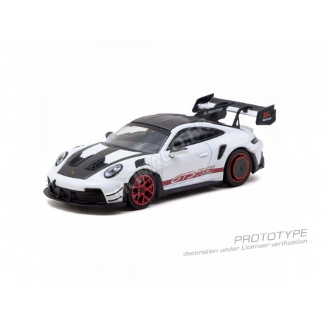 PORSCHE GT3 RS 992-1 2026 BLANC BANDE ROUGE