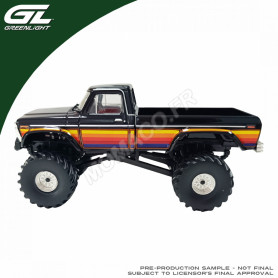 FORD F-250 1977 NOIR AVEC BANDES