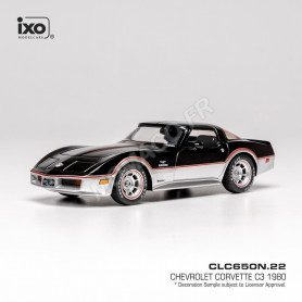 CHEVROLET CORVETTE (C3) 1980 NOIR/GRIS METALLISE