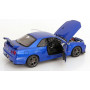 NISSAN SKYLINE GT-R R34 V-SPEC II AVEC JANTES OEM 2001 BLEU METALLISE