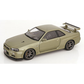 NISSAN SKYLINE GT-R R34 V-SPEC NÜR AVEC JANTES OEM 2001 VERT CLAIR METALLISE