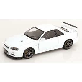 NISSAN SKYLINE GT-R R34 V-SPEC II AVEC JANTES OEM 2001 BLANC