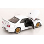 NISSAN SKYLINE GT-R R34 V-SPEC II AVEC JANTES BBS 2001 BLANC