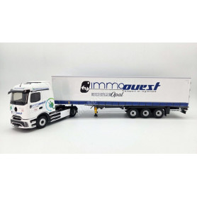MERCEDES-BENZ E-ACTROS REMORQUE TAUTLINER "IMMO OUEST"
