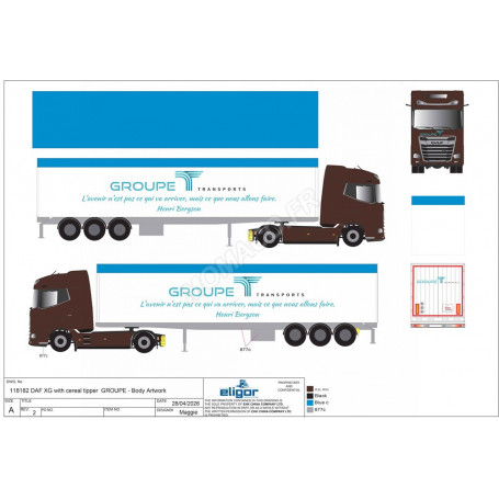 DAF XG BENNE CEREALIERE "GROUPE TARDET"