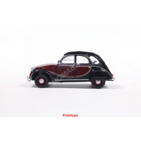 CITROEN 2CV CHARLESTON BORDEAUX/NOIR