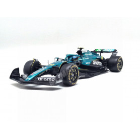 ASTON MARTIN F1 AMR25 TEAM ARAMCO COGNIZANT 14 FERNANDO ALONSO 2025 (PACKAGING PREMIUM AVEC CASQUE)