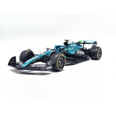 ASTON MARTIN F1 AMR25 TEAM ARAMCO COGNIZANT 14 FERNANDO ALONSO 2025 (PACKAGING PREMIUM AVEC CASQUE)