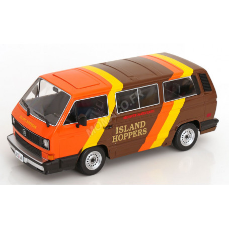 VOLKSWAGEN VANAGON GL T3 "ISLAND HOPPERS" SERIE MAGNUM MARRON/ORANGE/JAUNE