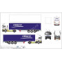 RENAULT T 480 2021 REMORQUE TAUTLINER BLEUE "TRANSPORTS CHOQUET" (CONFIDENTIEL)