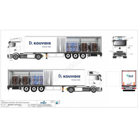 MERCEDES-BENZ EACTROS 600 BOX TRAILER KOUVIDIS (CONFIDENTIEL)