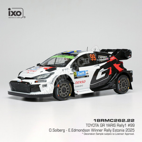 TOYOTA GR YARIS RALLY1 99 SOLBERG/EDMONDSON RALLYE D'ESTONIE 2025