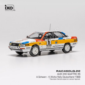 AUDI 200 QUATTRO 6 SCHWARZ/WICHA RALLYE D'ALLEMAGNE 1988